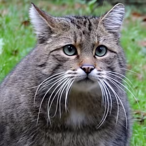 Wildkatze im Wildpark-MV
