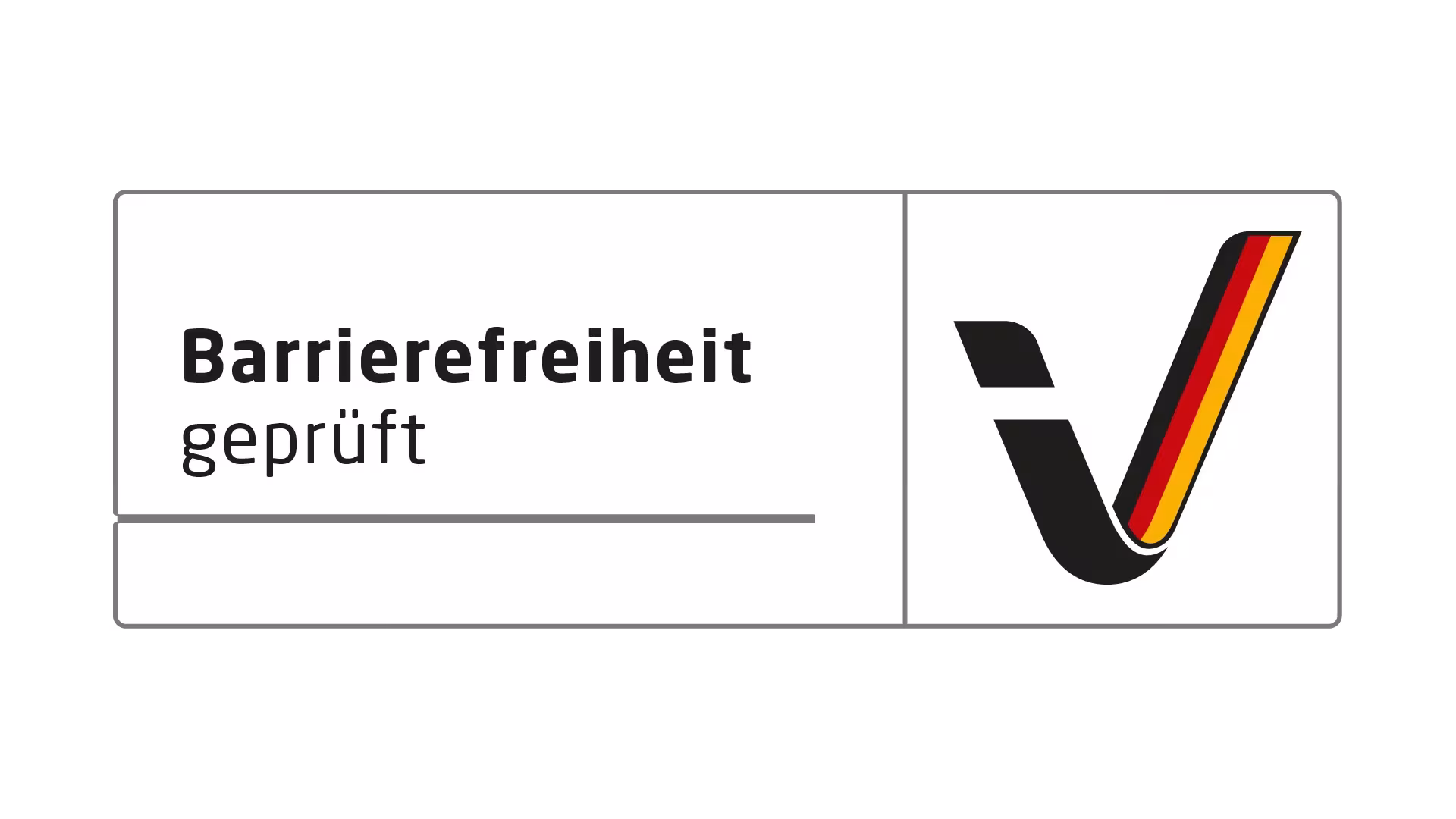 Geprüfte Barrierefreiheit