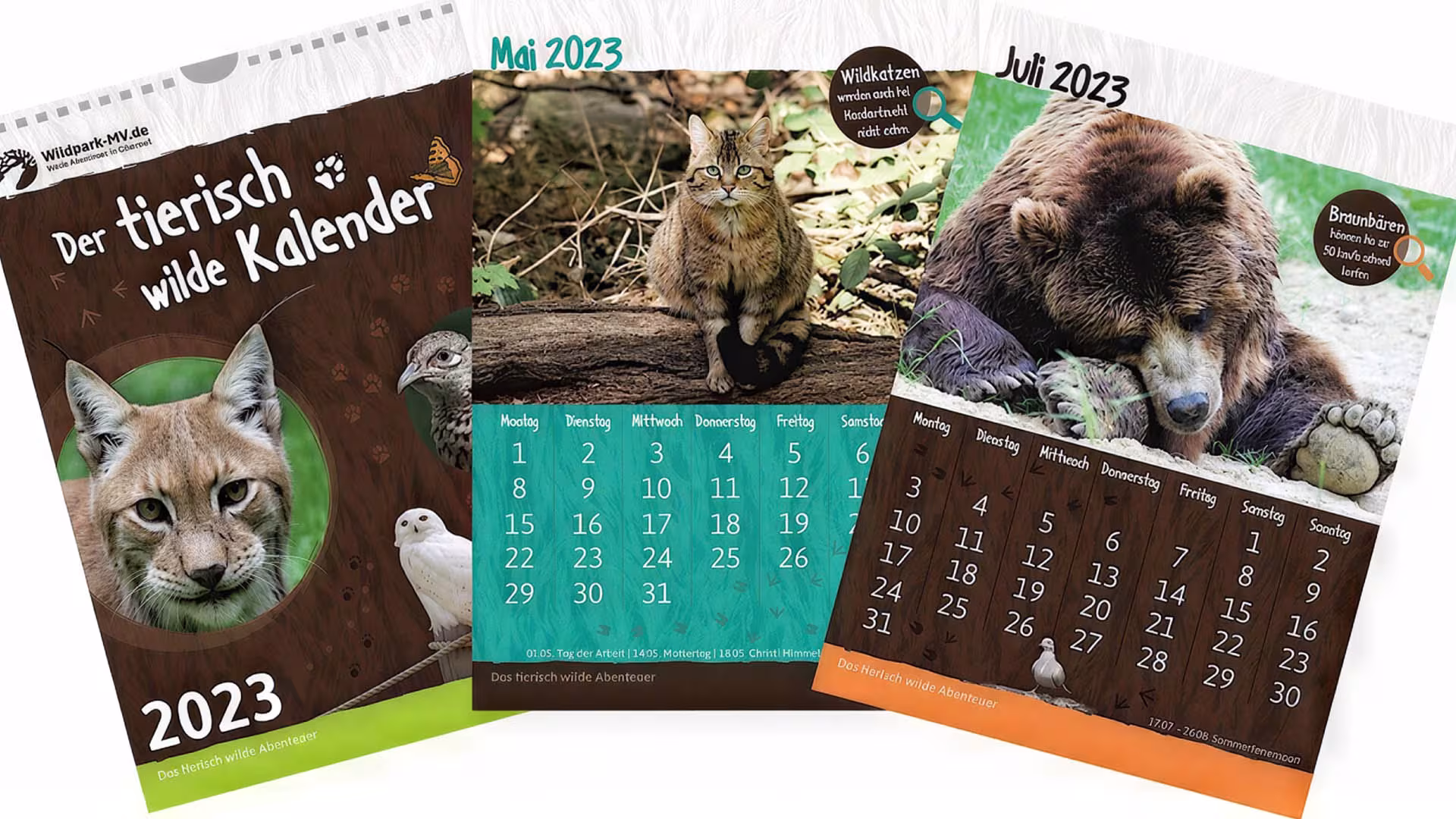 Erster Wildpark-Jahreskalender