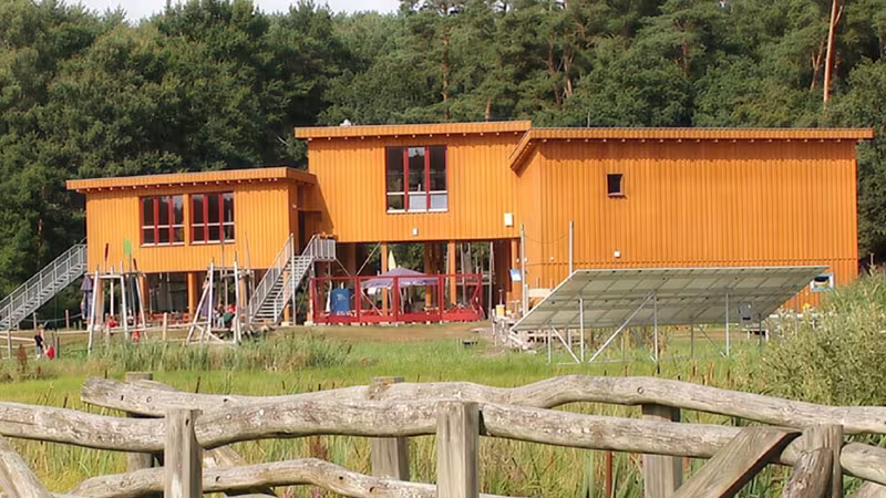 Haus Spinne im Wildpark-MV