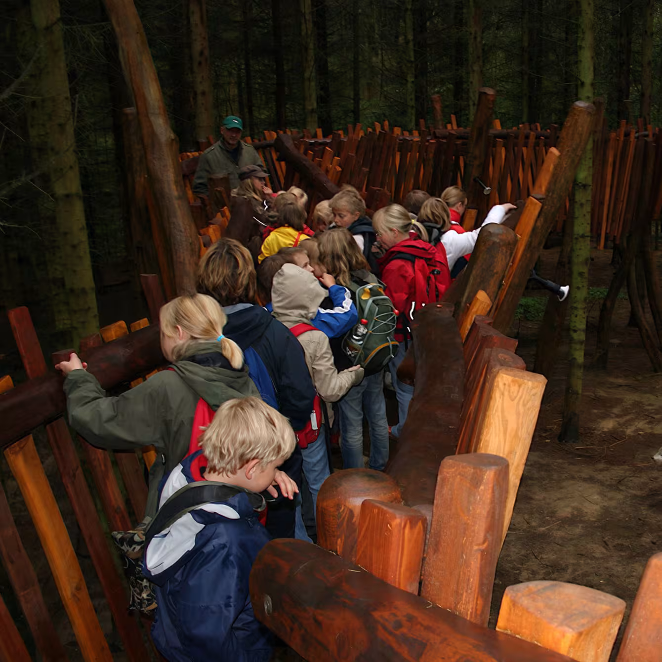 Gruppe Kinder im Wildpark-MV