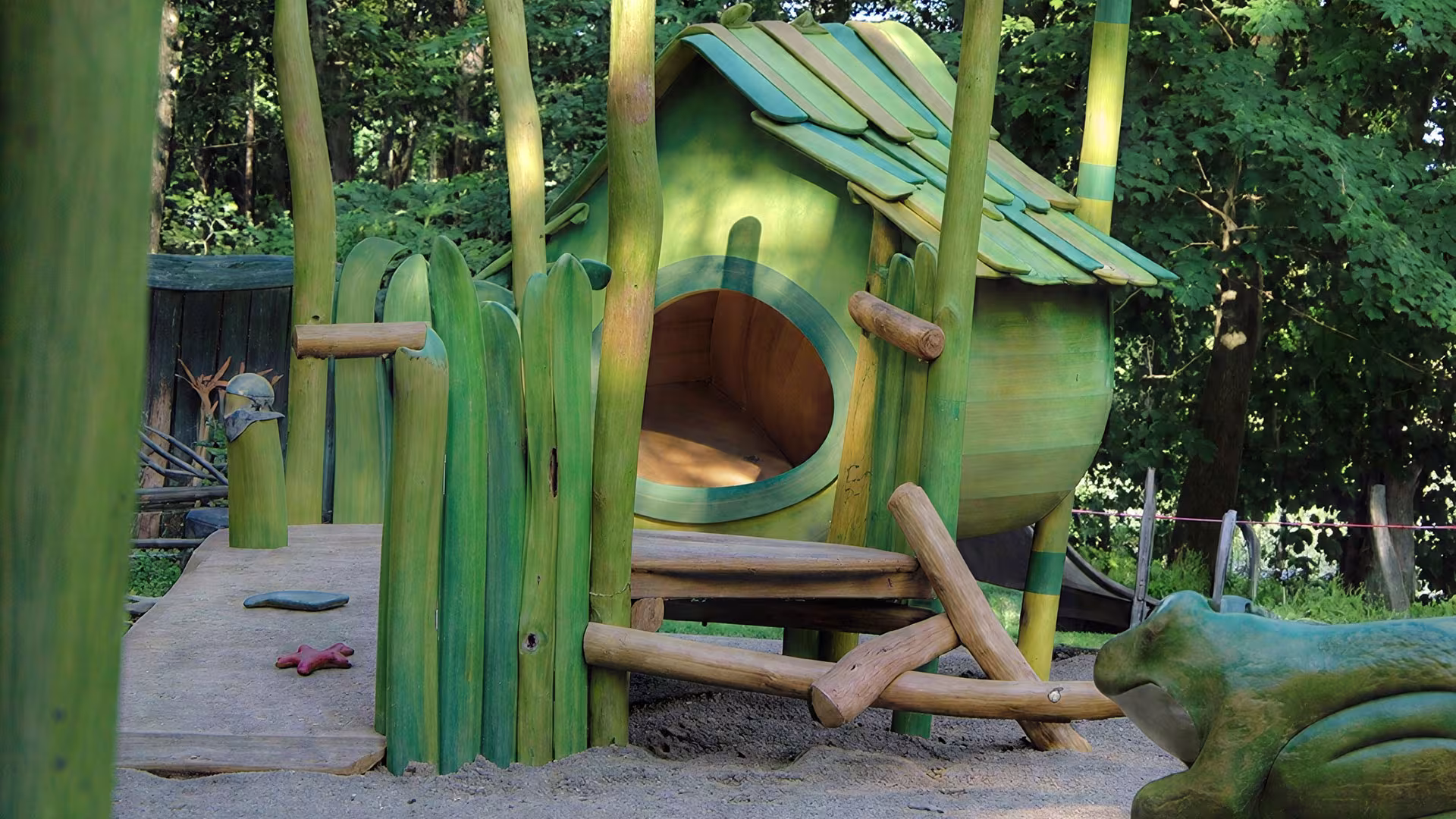 Spielplätze im Wildpark-MV: Kleiner Wassermann