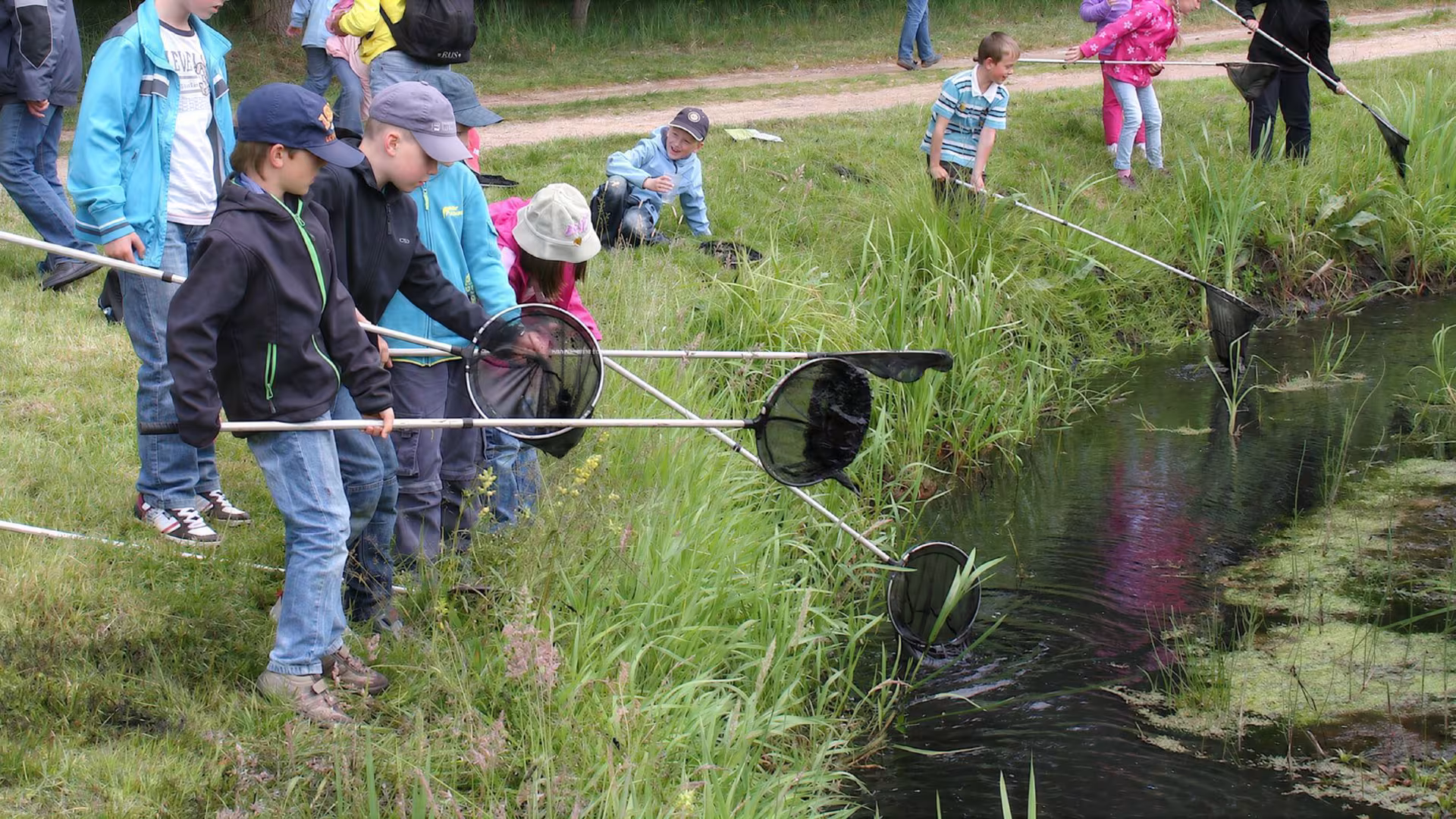 Kinder im Wildpark-MV